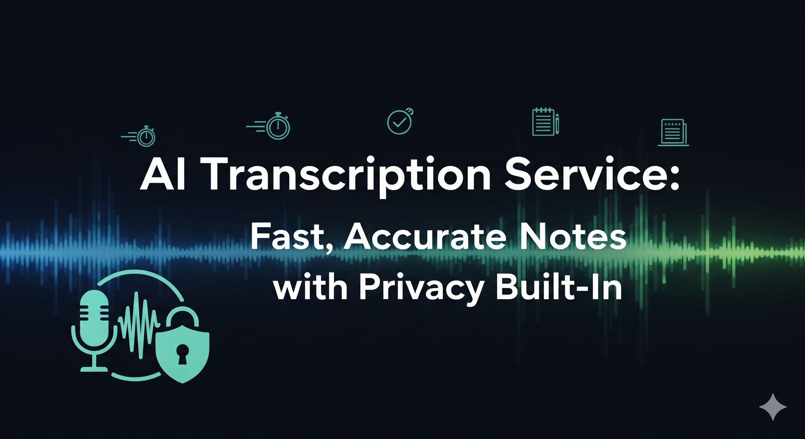 AI Transcription Service: Fast, Accurate Notes with Privacy Built-In